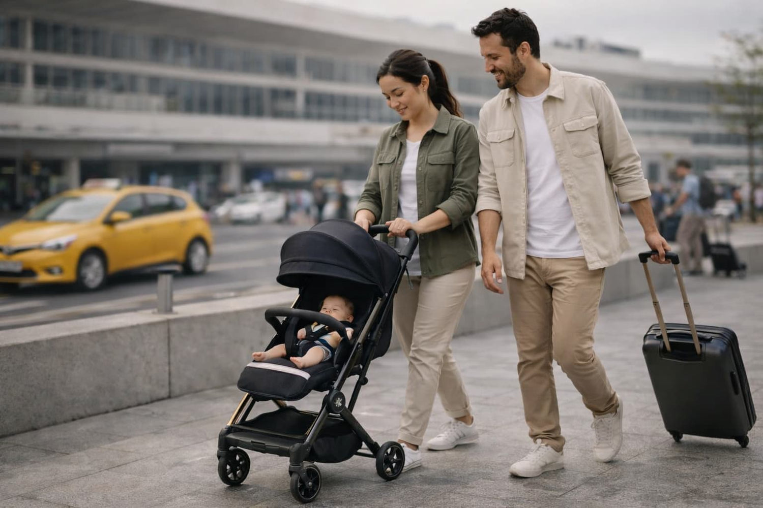 poussettes valise compactes pliables bébé voyage avion