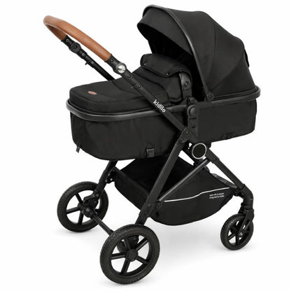 Poussette combinée KIDILO K08+C noir réversible dès la naissance