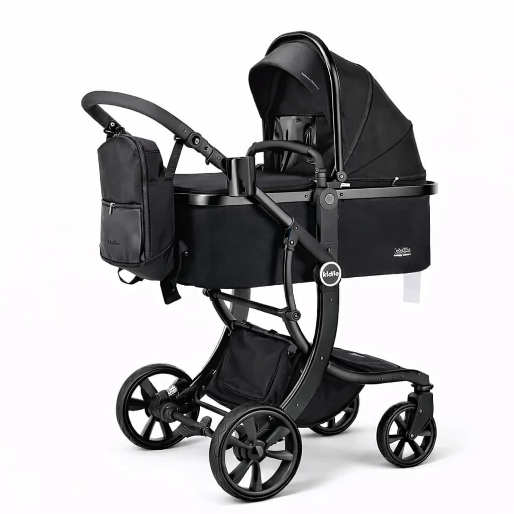 Poussette combinée KIDILO G606 2 en 1 réversible dès la naissance