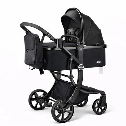 Poussette combinée KIDILO G606 2 en 1 réversible dès la naissance