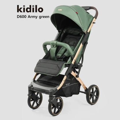 Poussette cabine avion Kidilo D600 voyage GREEN