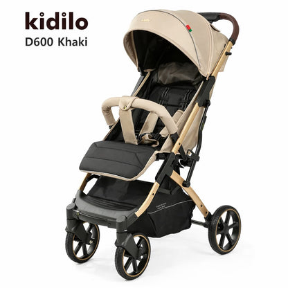 Poussette cabine avion D600 transport facile KHAKI
