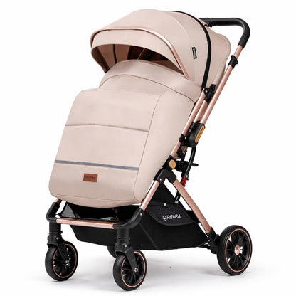 poussette valise cabine bébé beige