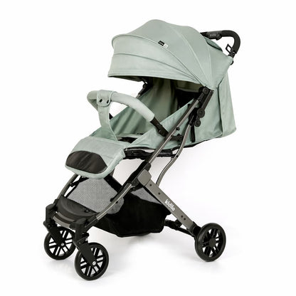 poussette cabine avion kidilo k8 pro vert sauge pour voyage et déplacements