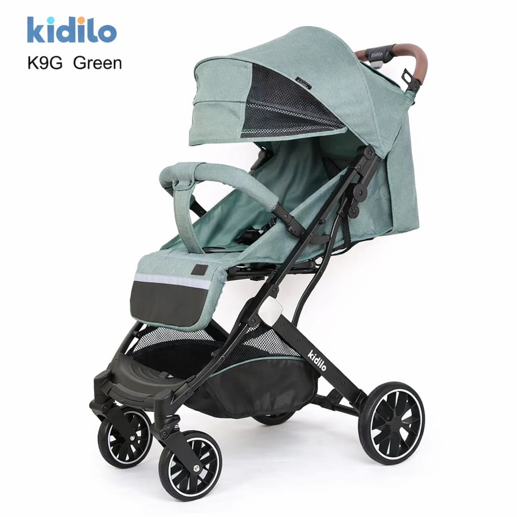 poussette valise cabine kidilo verte