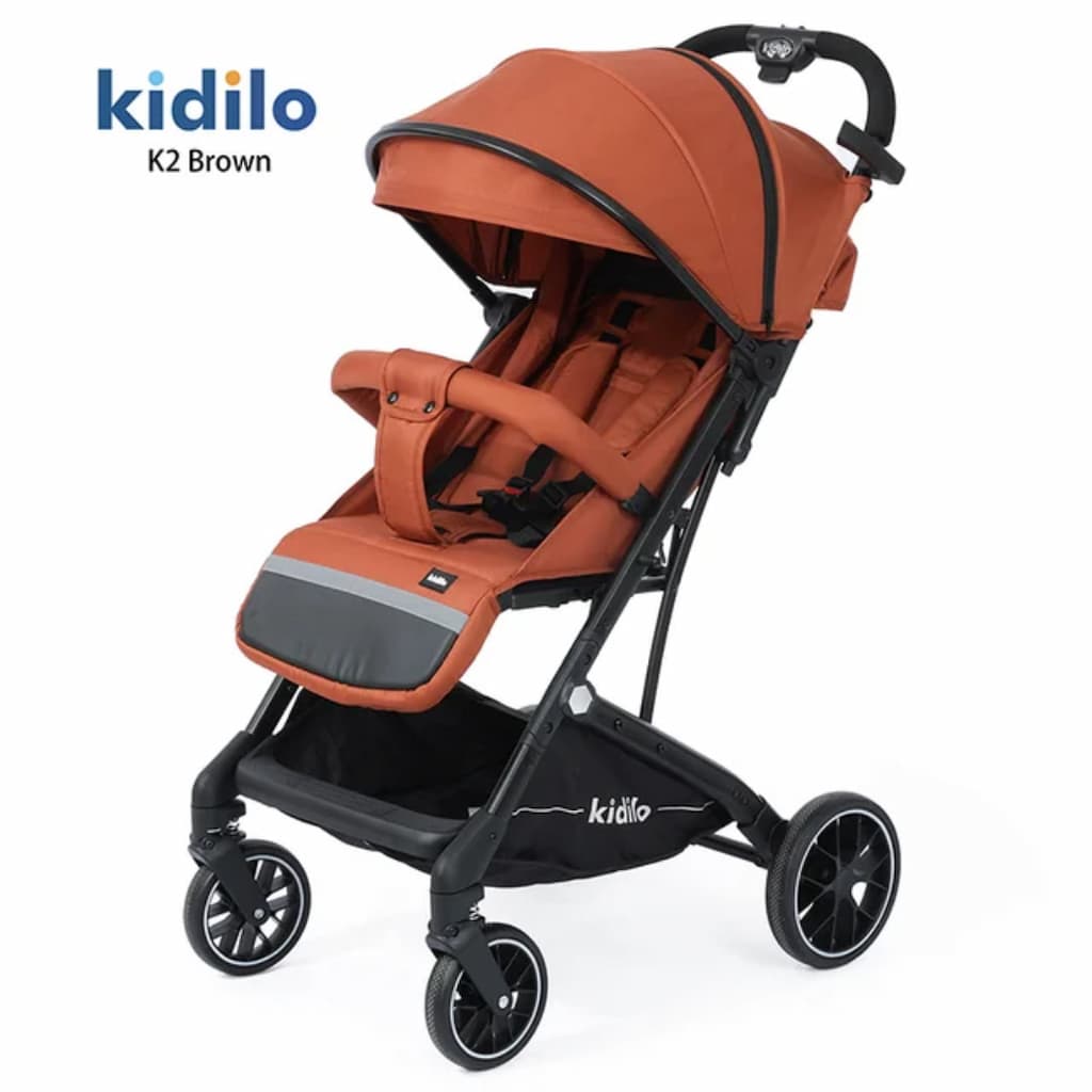 Poussette valise compacte cabine avion KIDILO K2 Air Travel rouge