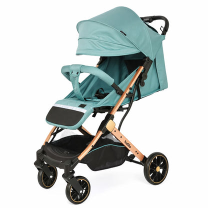 Poussette compacte KIDILO K10G ultra légère verte maniable