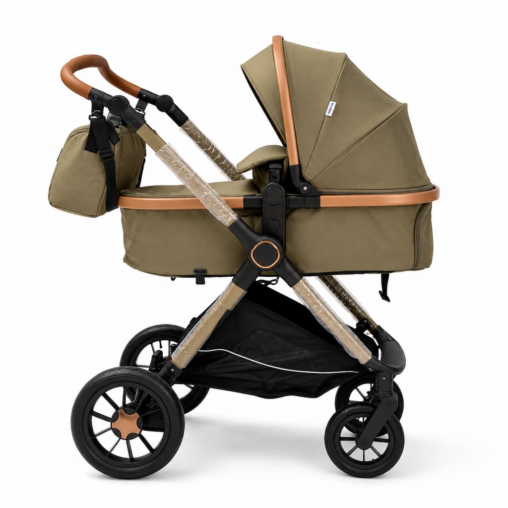Poussette landau Kidilo H2D coloris beige