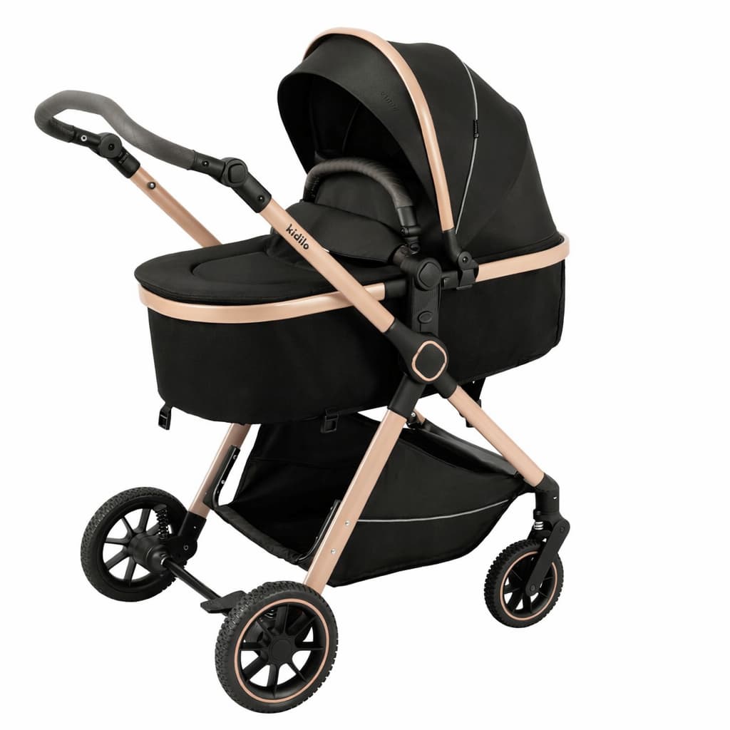 poussette combinée KIDILO H5 réversible confortable dès la naissance