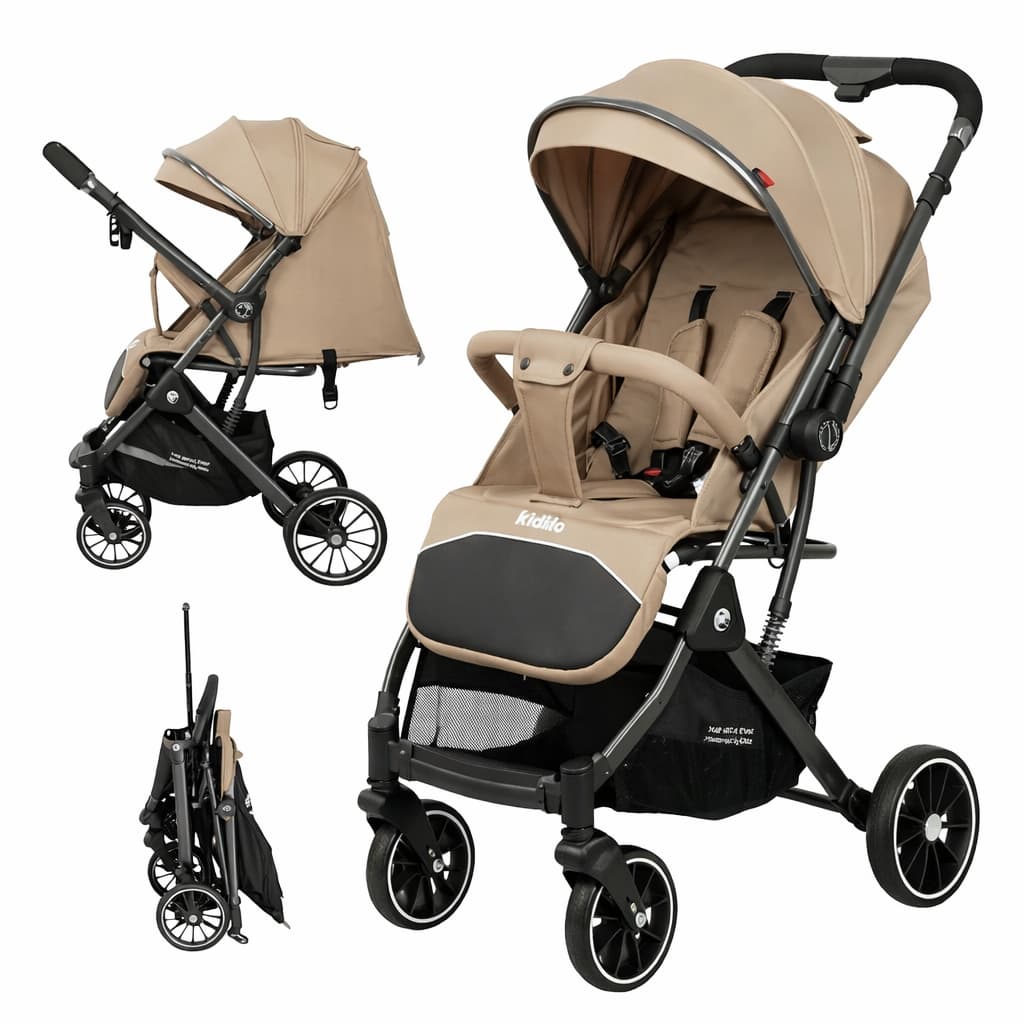 Poussette cabine avion 535 Kidilo compacte coffee légère