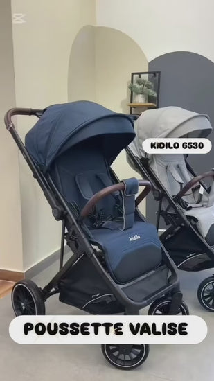 Poussette cabine avion Kidilo 6530 compacte pliable idéale voyage bébé Tunisie